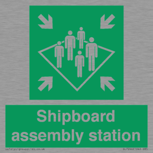 Shipboard assembly station